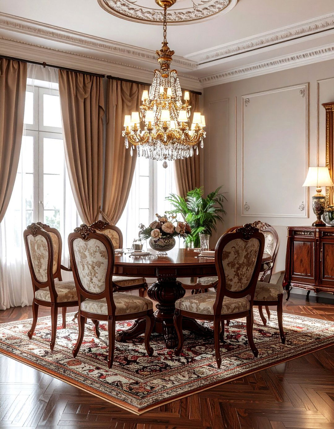 Traditional elegant dining room - 30 sumptuous dining room ideas