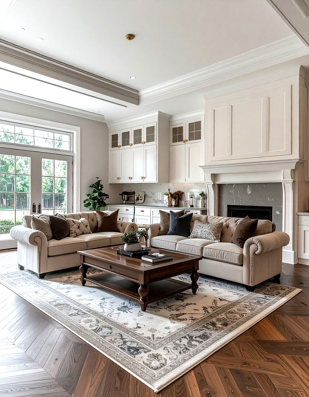 Traditional kitchen living room combo - 30 kitchen living room combo ideas