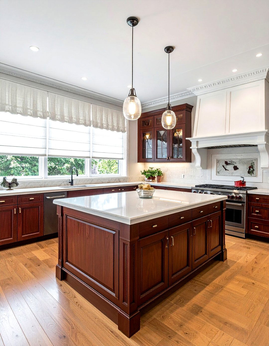 Traditional kitchen venetian blinds - 30 kitchen blinds ideas