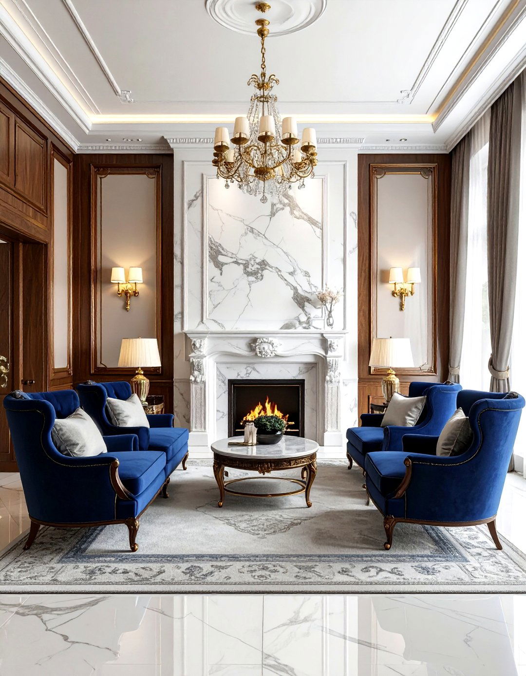 Traditional living room - 30 living room warm settings