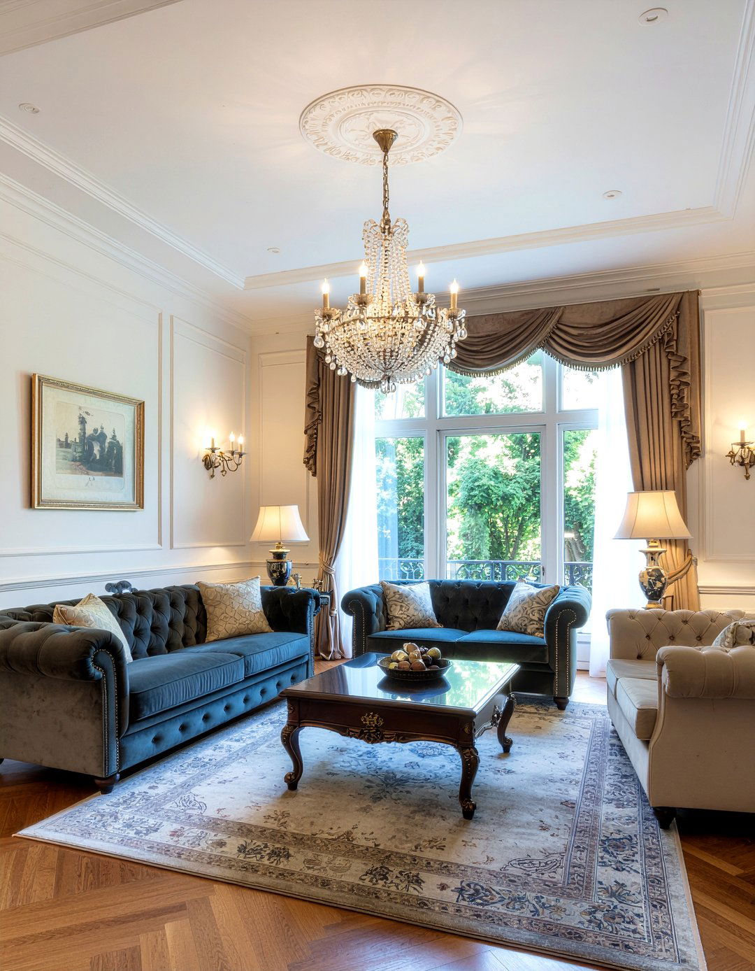 Traditional living room - 30 living room cathedral ceiling ideas