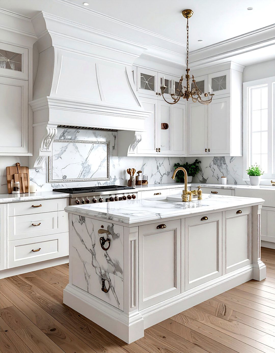 Traditional marble kitchen backsplash - 30 marble backsplash kitchen ideas