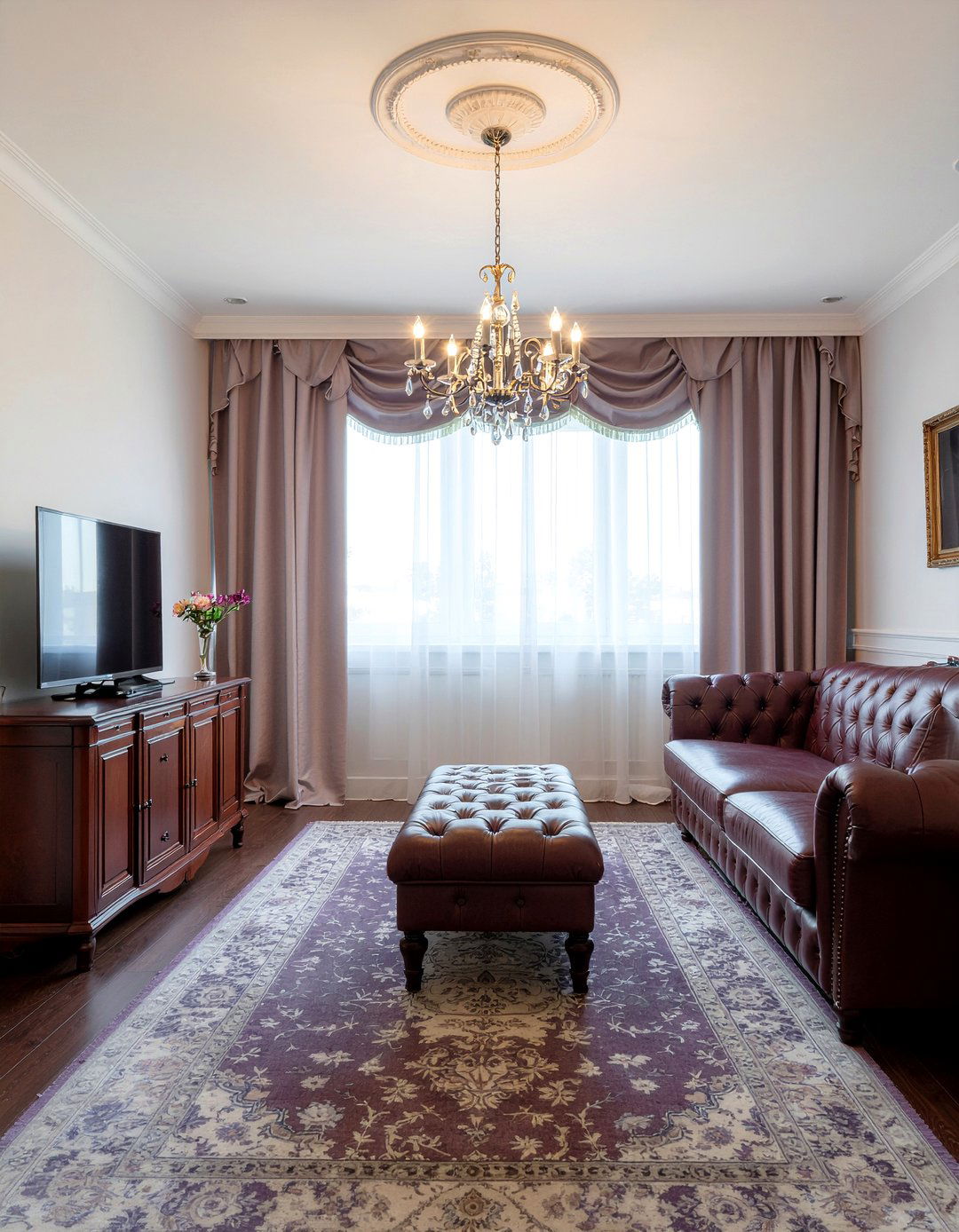 Traditional mauve living room - 30 mauve living room ideas