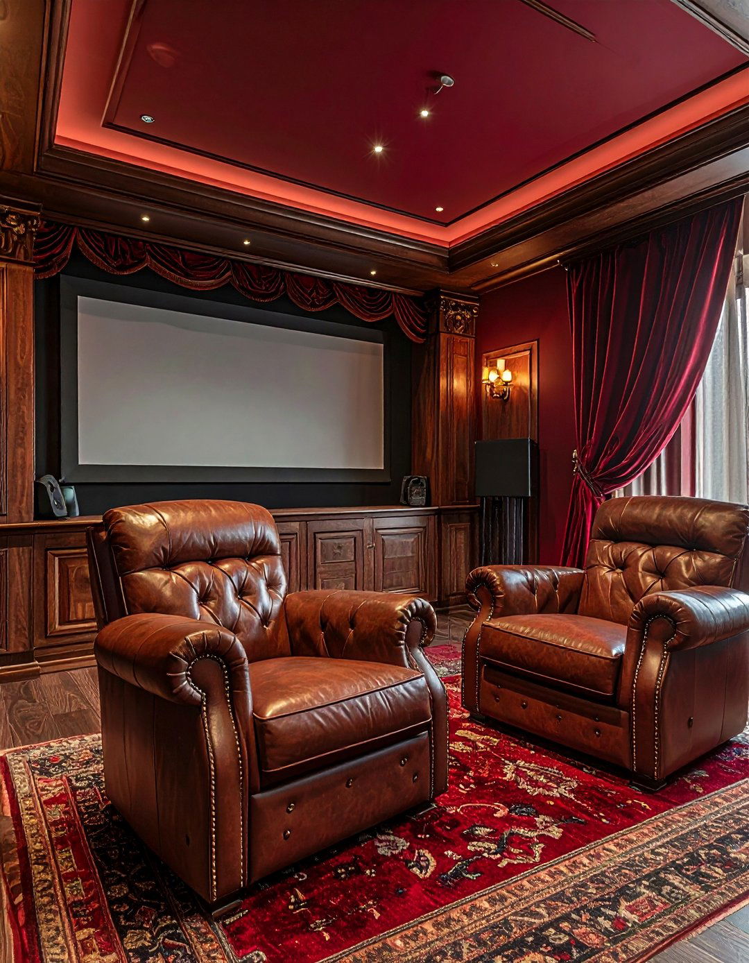 Traditional media room - 30 traditional decor ideas
