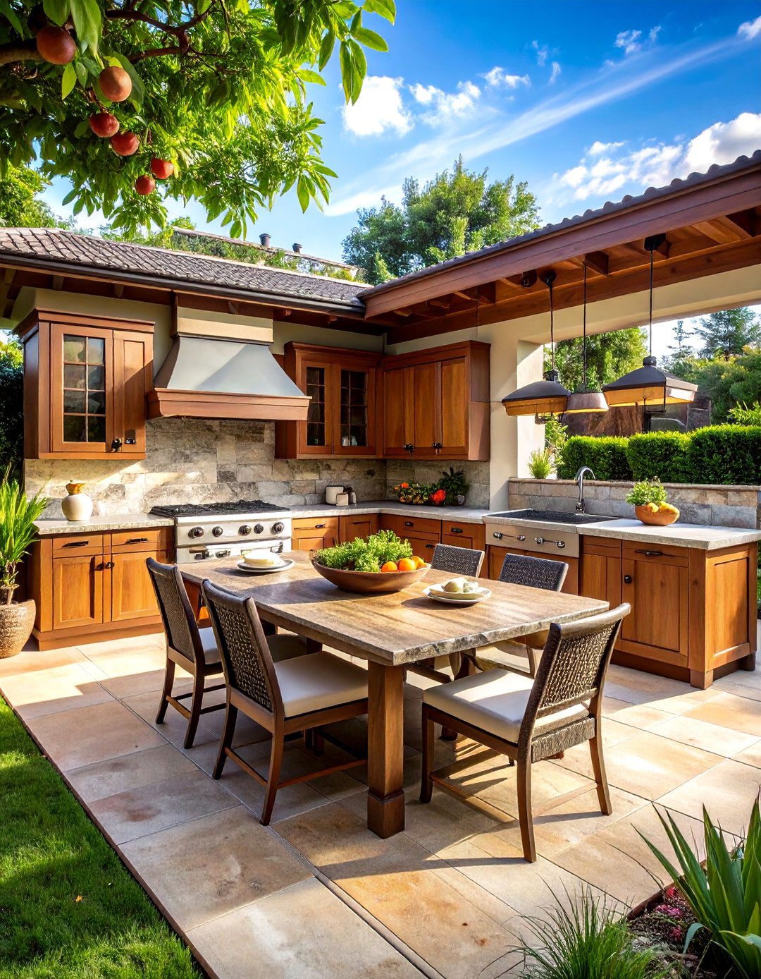 Traditional outdoor kitchen - 30 summer kitchen ideas