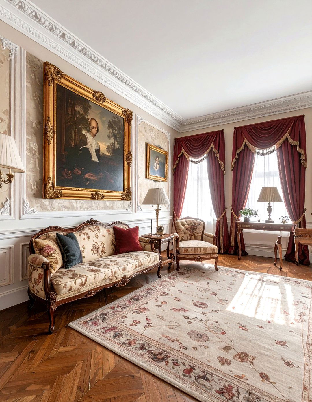 Traditional picture rail - 30 living room picture rail ideas