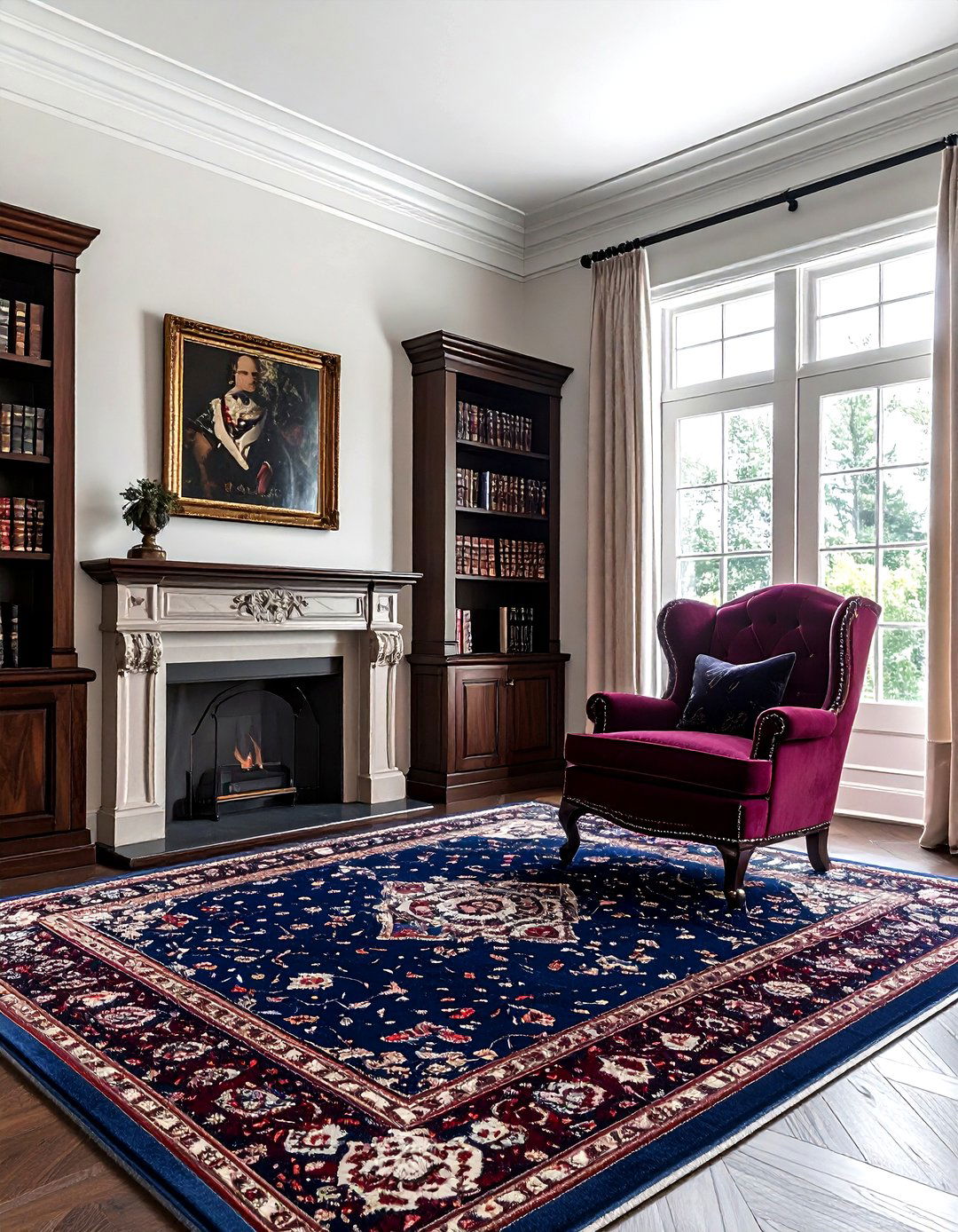 Traditional rug living room - 30 living room rug ideas