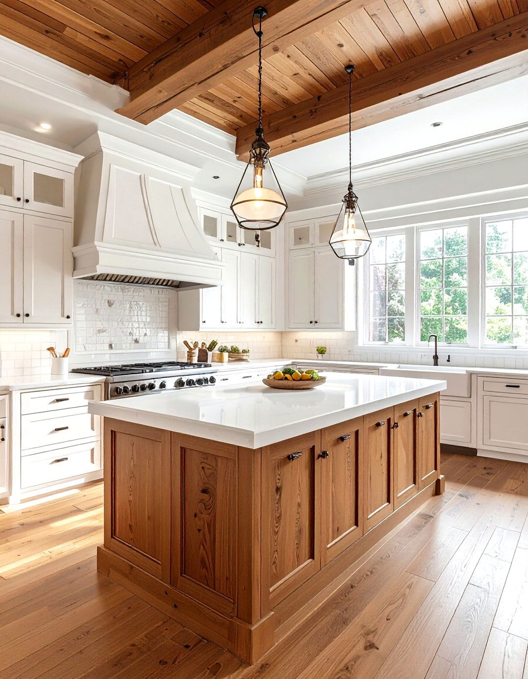 Traditional wood tongue and groove kitchen - 30 kitchen tongue and groove ceiling ideas