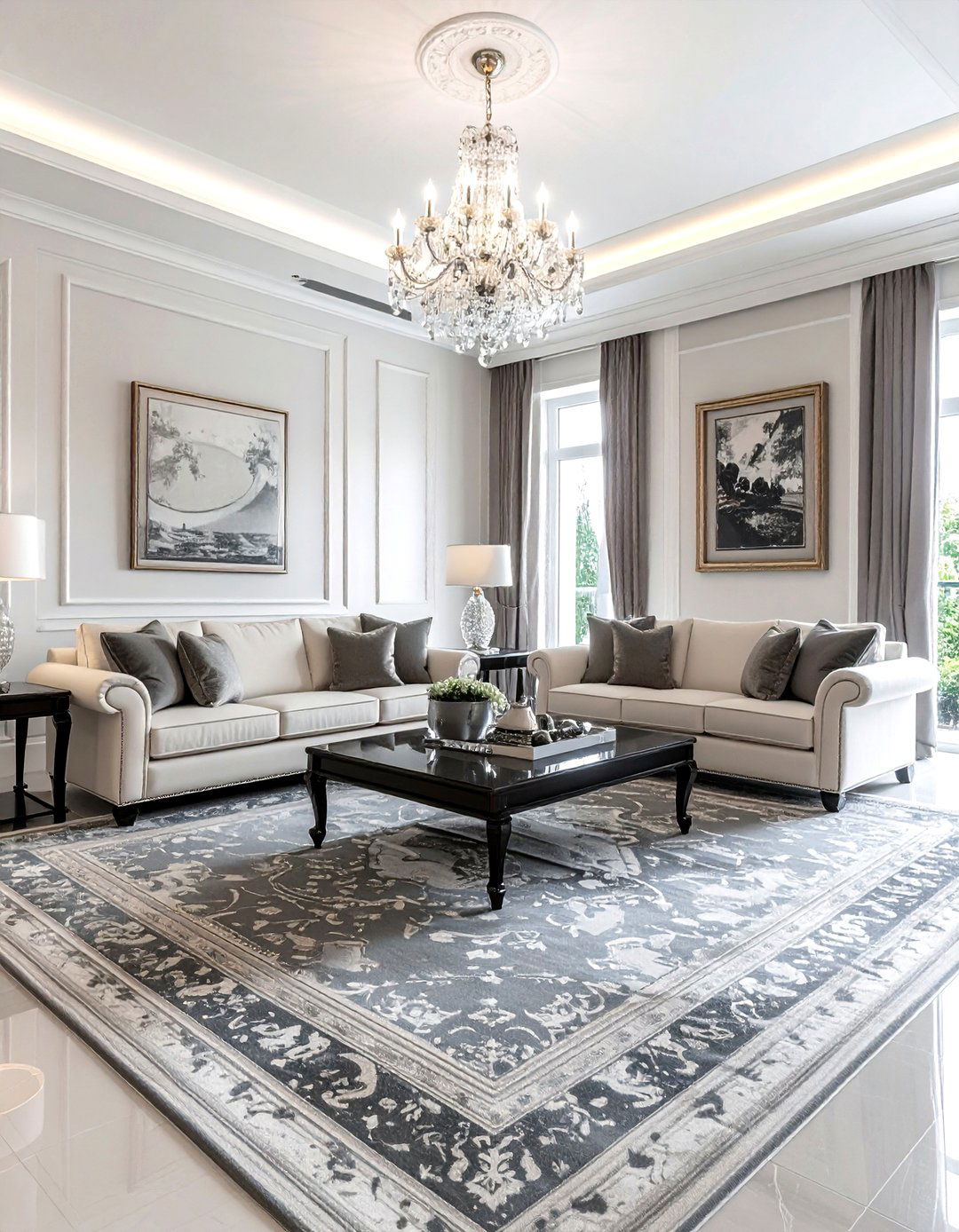 Transitional Area Rug - 30 area rug ideas