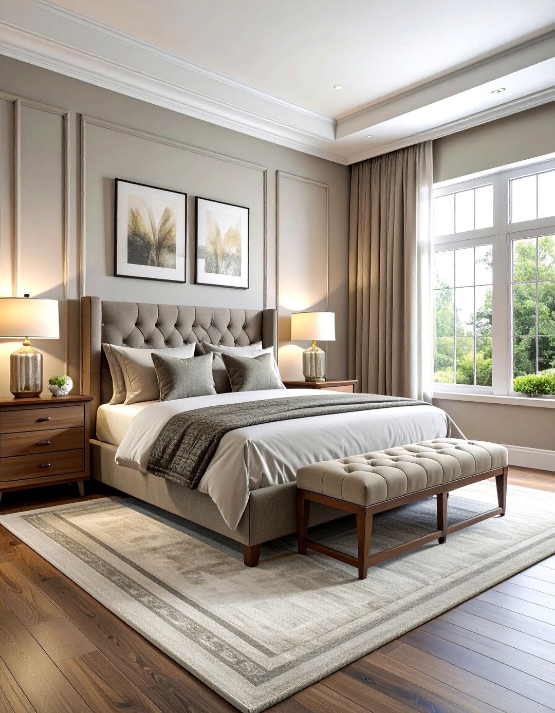 Transitional Bedroom - 30 bedroom conversation starter ideas