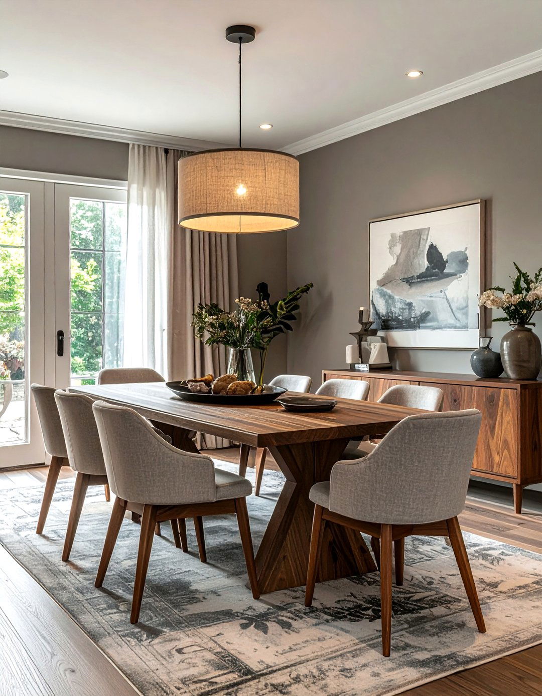 Transitional Dining Room - 30 airy dining room ideas