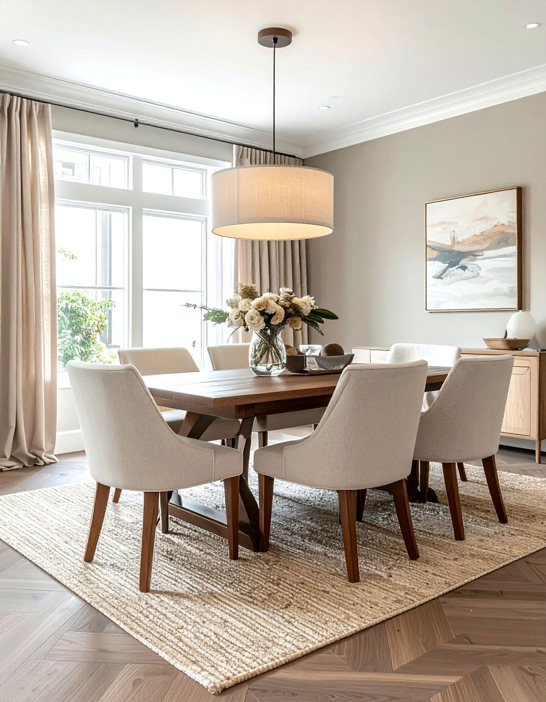 Transitional Dining Room - 30 talking point dining room ideas