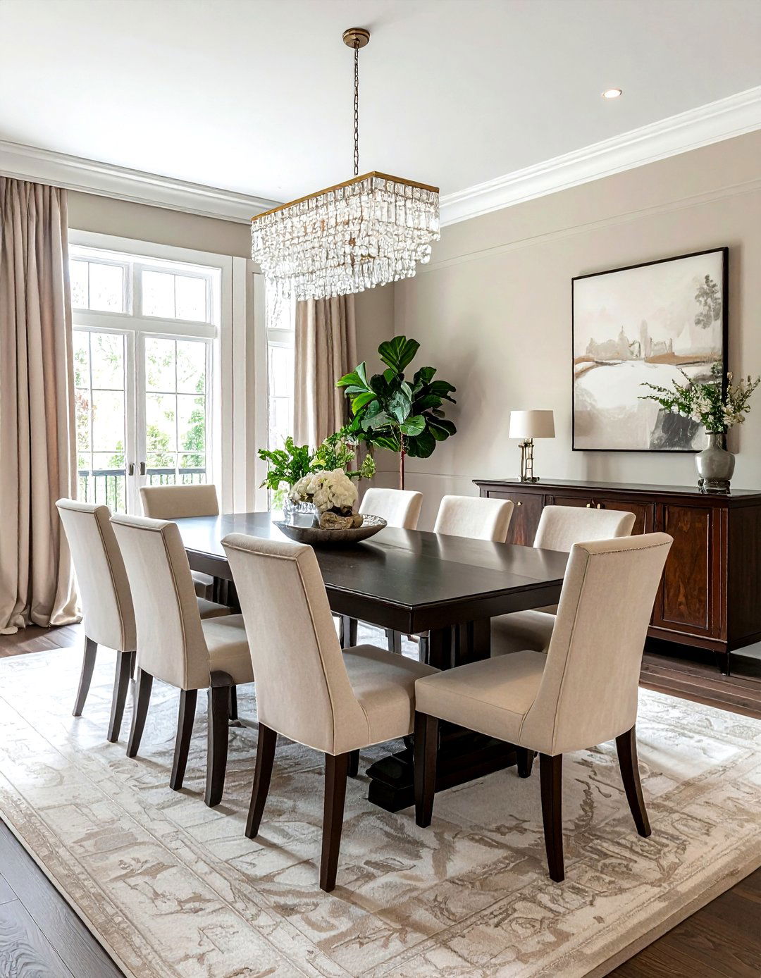 Transitional Dining Room - 30 clutter-free dining room ideas