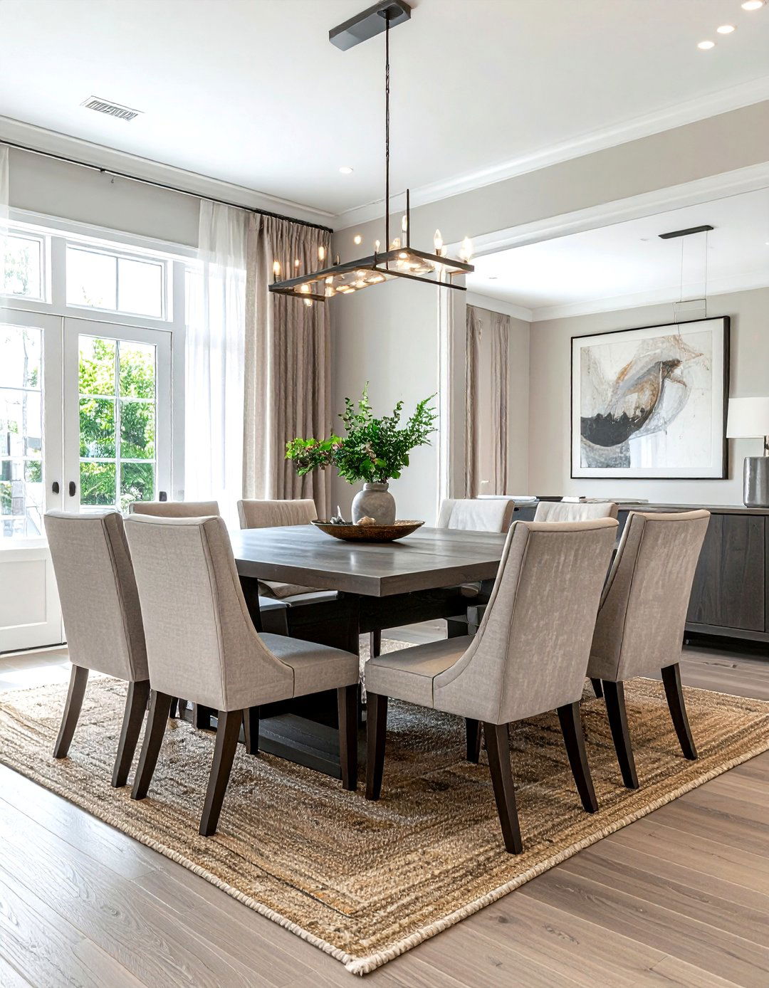 Transitional Dining Room - 30 cozy evening dining room ideas