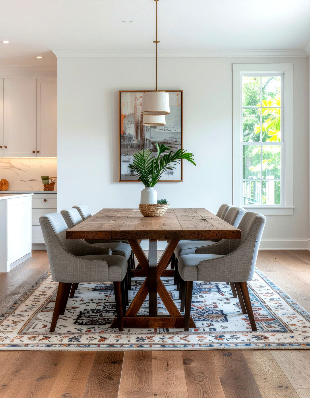 Transitional Dining Room - 30 dining room seating for 6 ideas