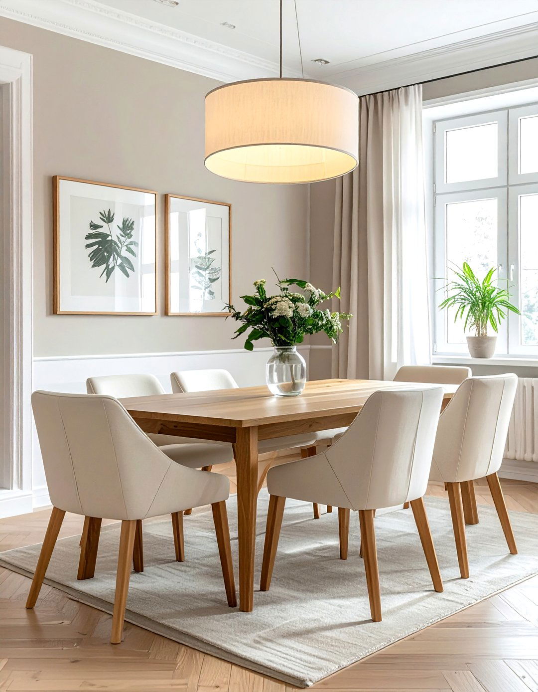 Transitional Dining Room - 30 rectangular dining room ideas