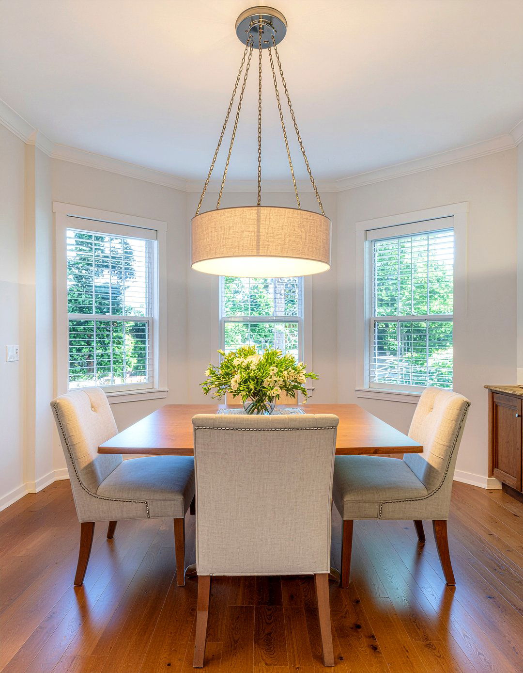 Transitional Drum Chandelier - 30 drum chandelier dining room ideas