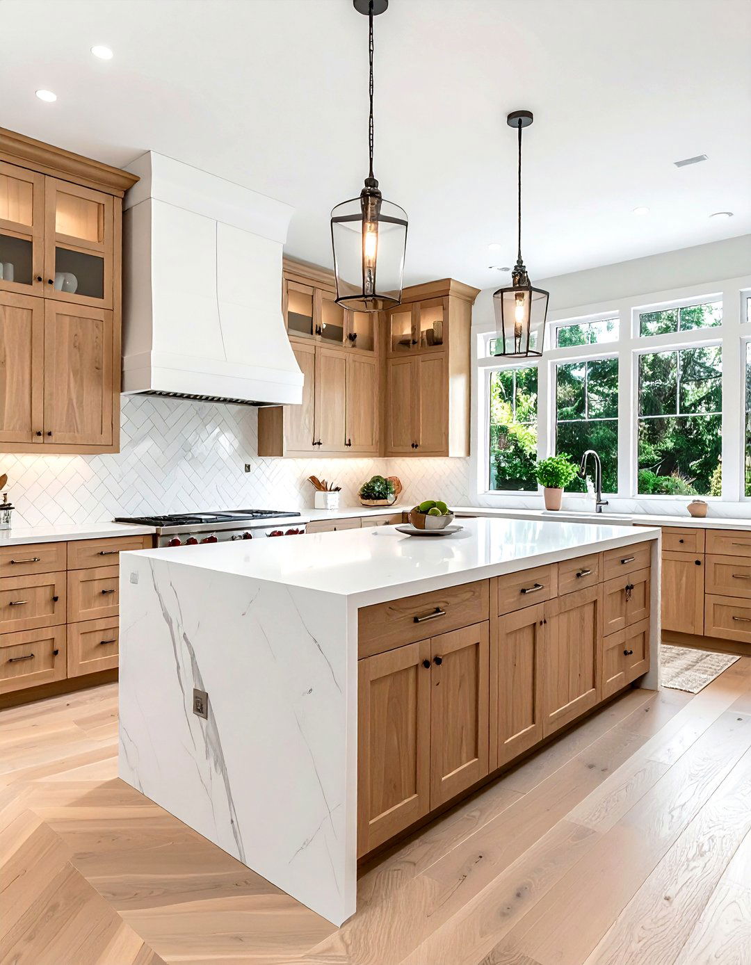 Transitional Kitchen - 30 light wood kitchen ideas