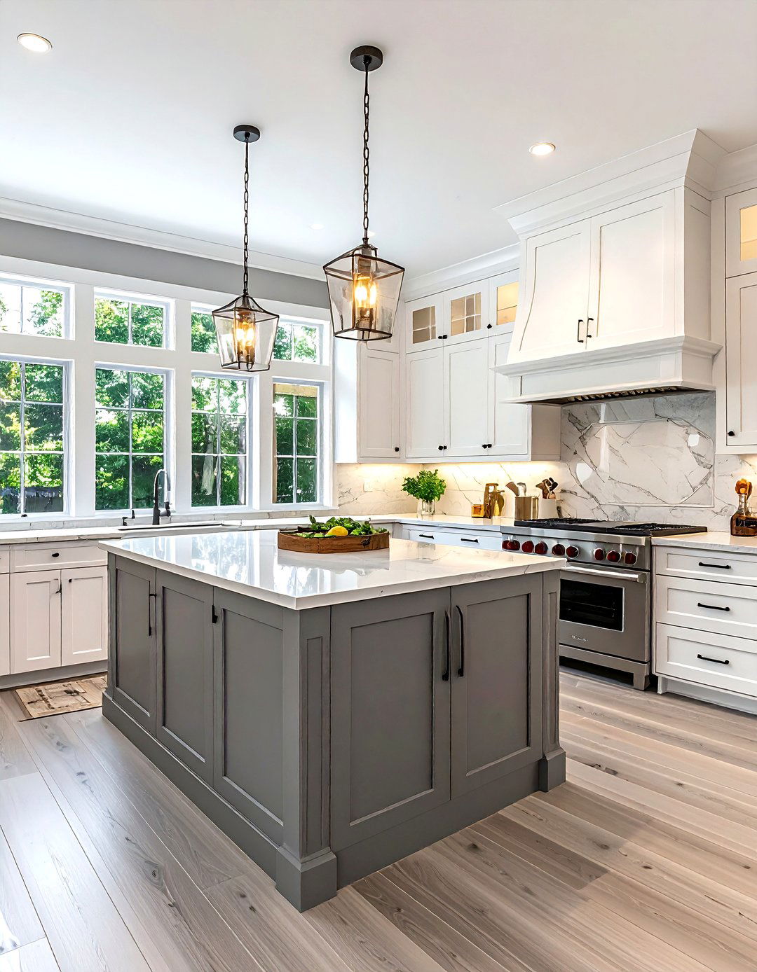 Transitional Kitchen - 30 social kitchen ideas