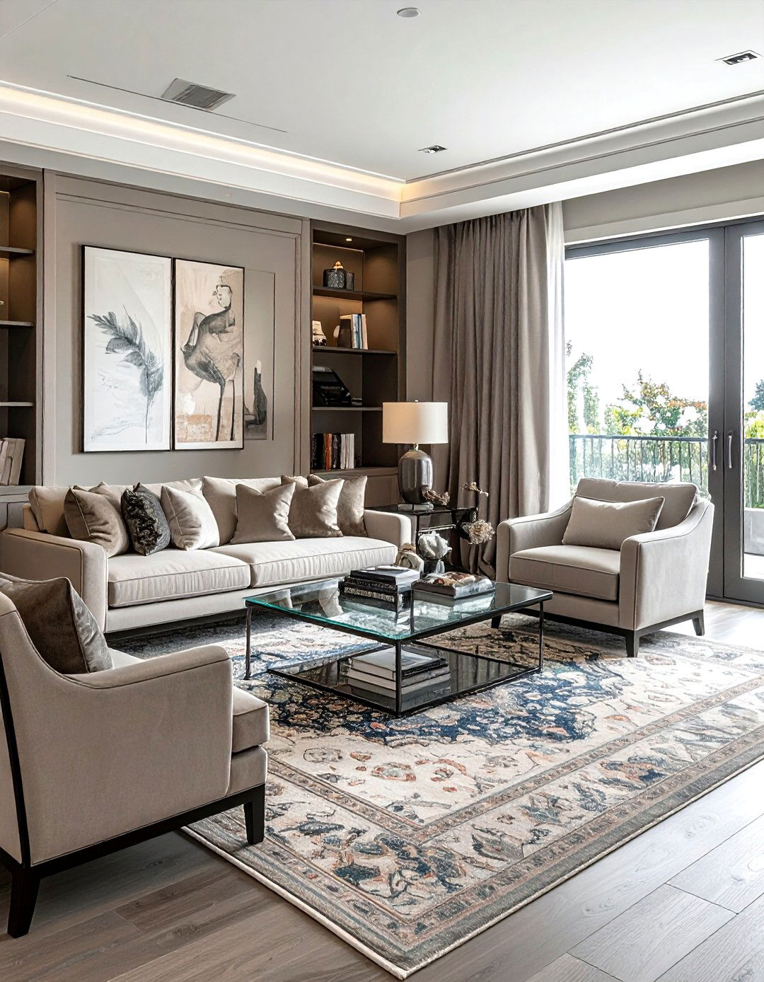 Transitional Living Room - 30 luxury living room ideas