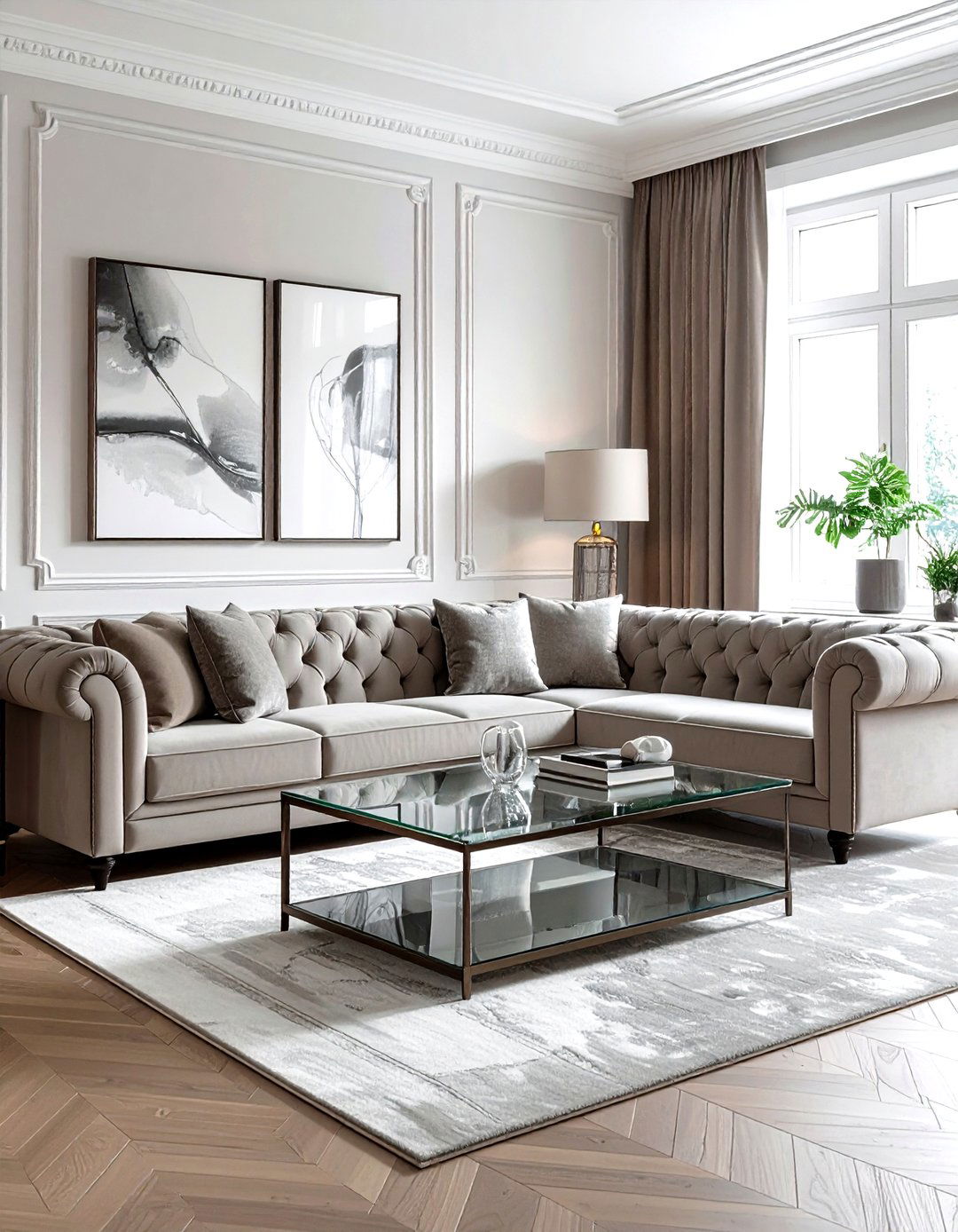 Transitional Living Room - 30 serene living room ideas