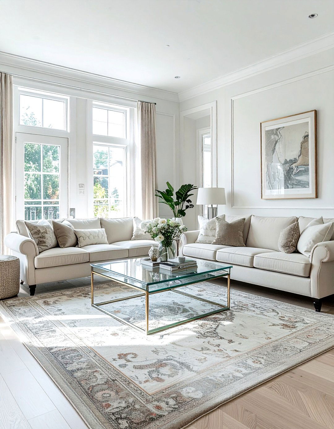 Transitional Living Room - 30 bright living room ideas