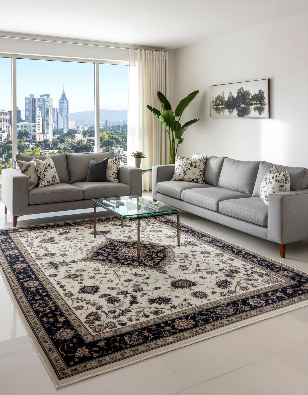 Transitional Oriental Rug - 30 living room oriental rugs