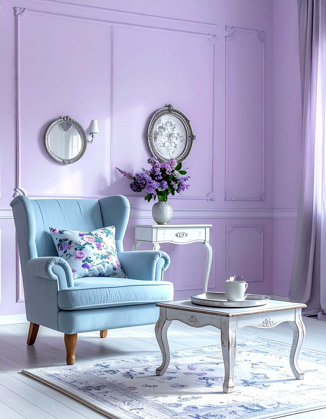 Transitional Raised Paneling Layout - 30 living room raised panel ideas