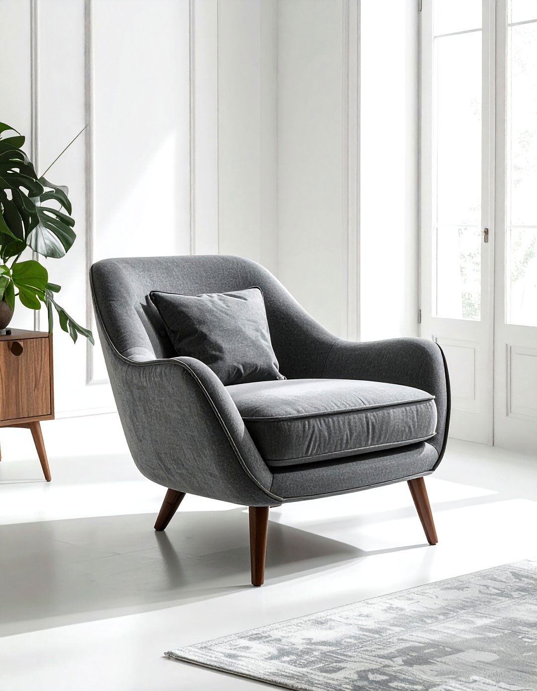 Transitional Slipper Chair - 30 living room slipper chair ideas