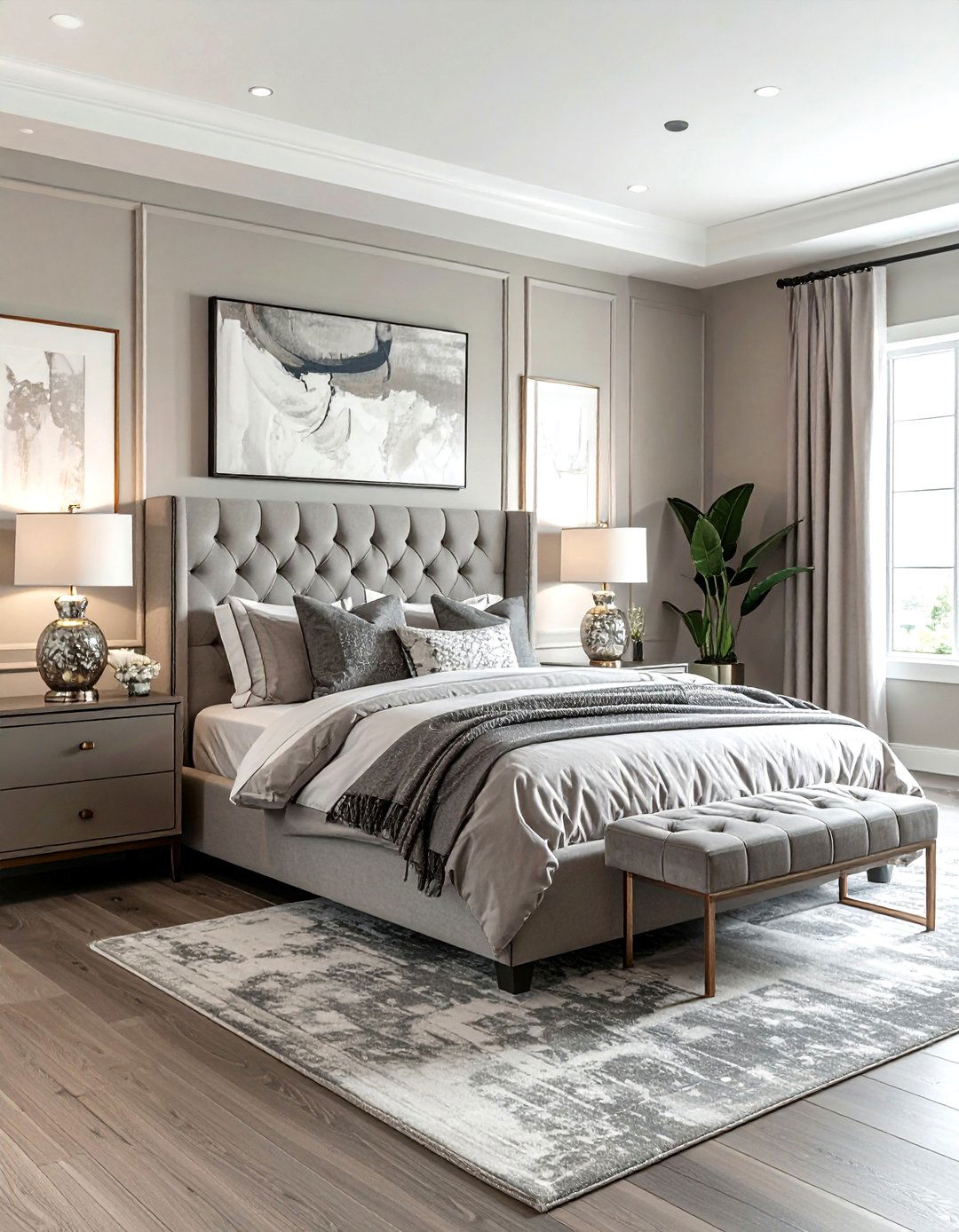 Transitional Style Bedroom - 30 mansion bedroom ideas