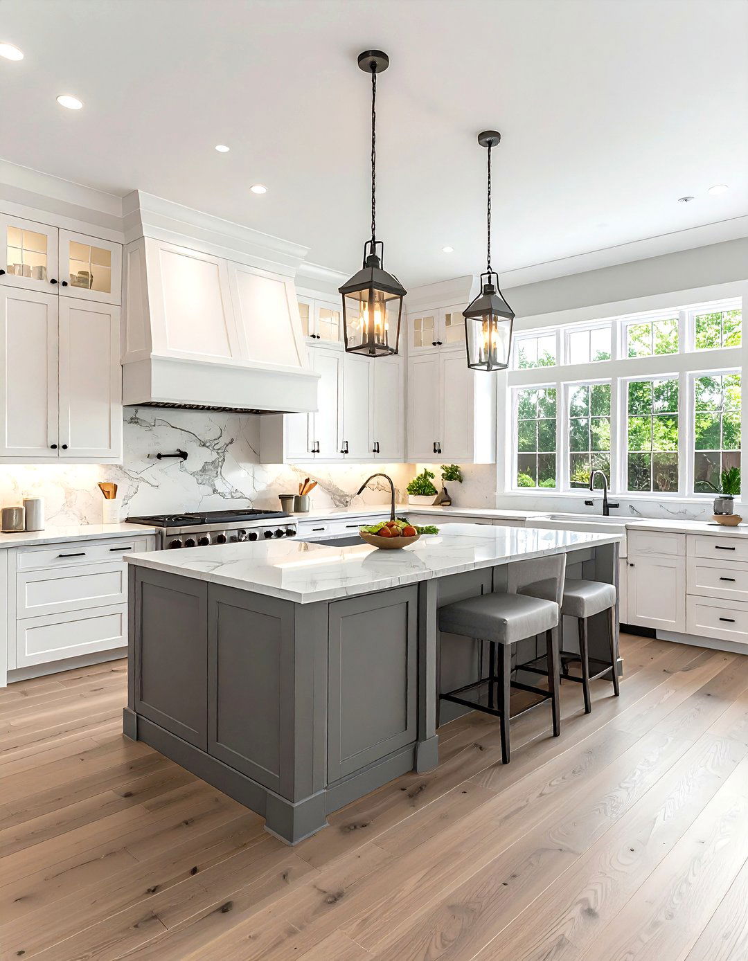 Transitional Style Layout - 30 balanced kitchen ideas