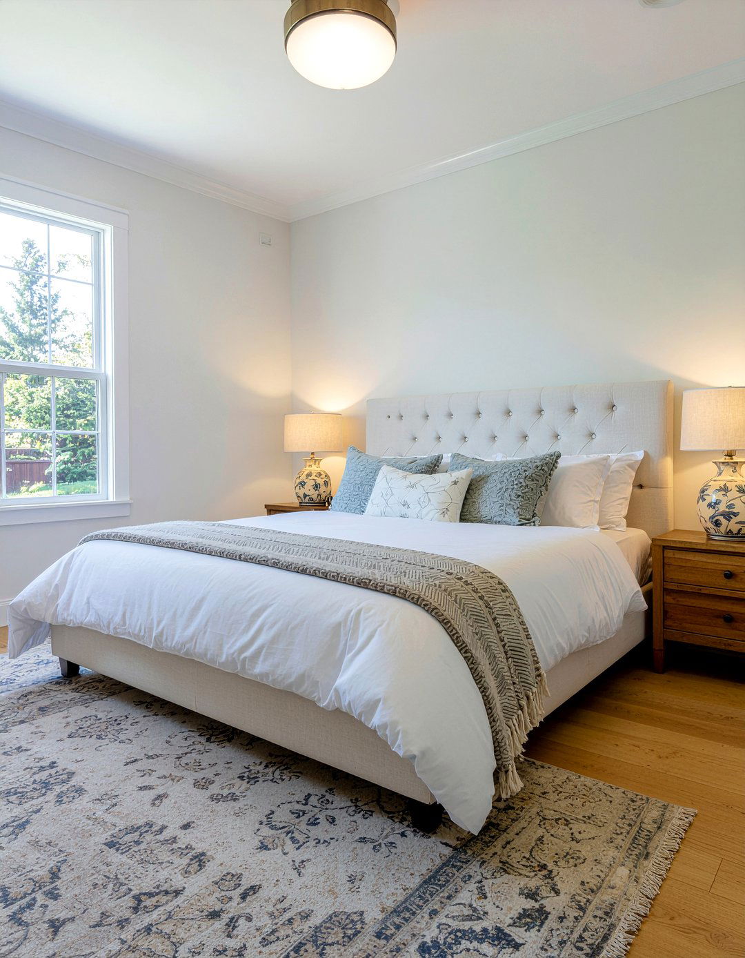 Transitional White Bedroom - 30 all white bedroom ideas