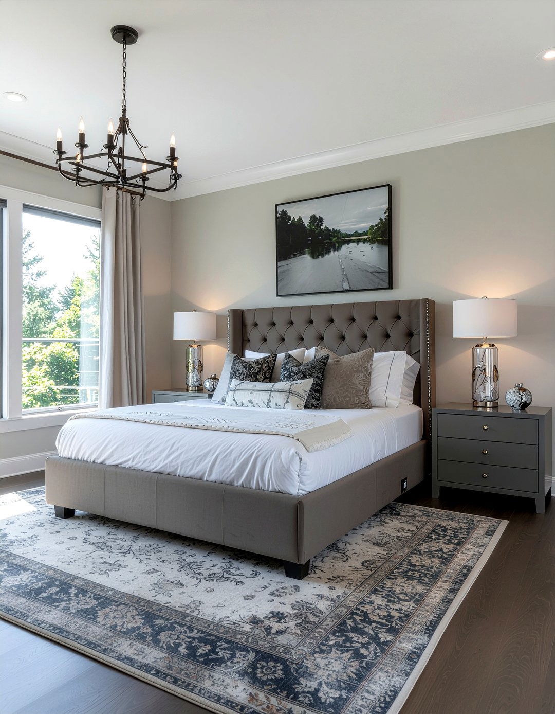 Transitional bedroom - 30 bedroom makeover ideas