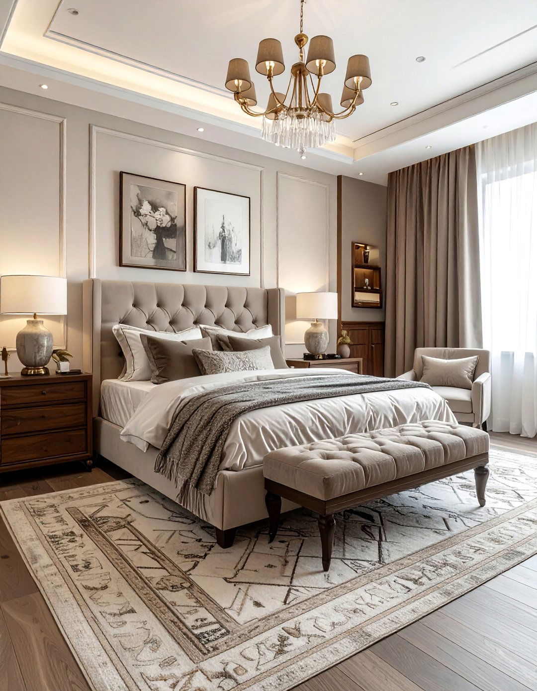 Transitional bedroom - 30 primary bedroom ideas