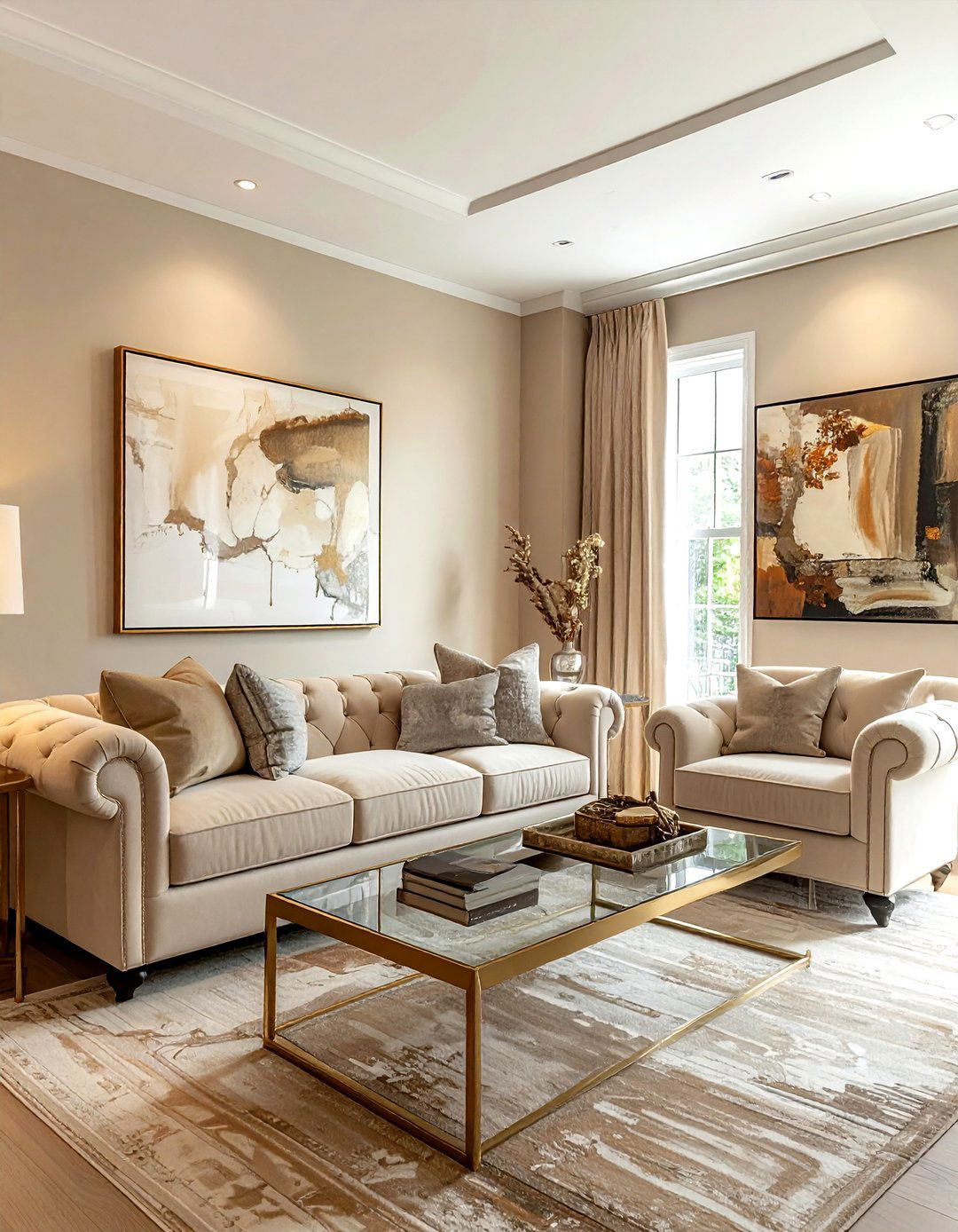 30 Beige Living Room Ideas for a Calm and Neutral Interior