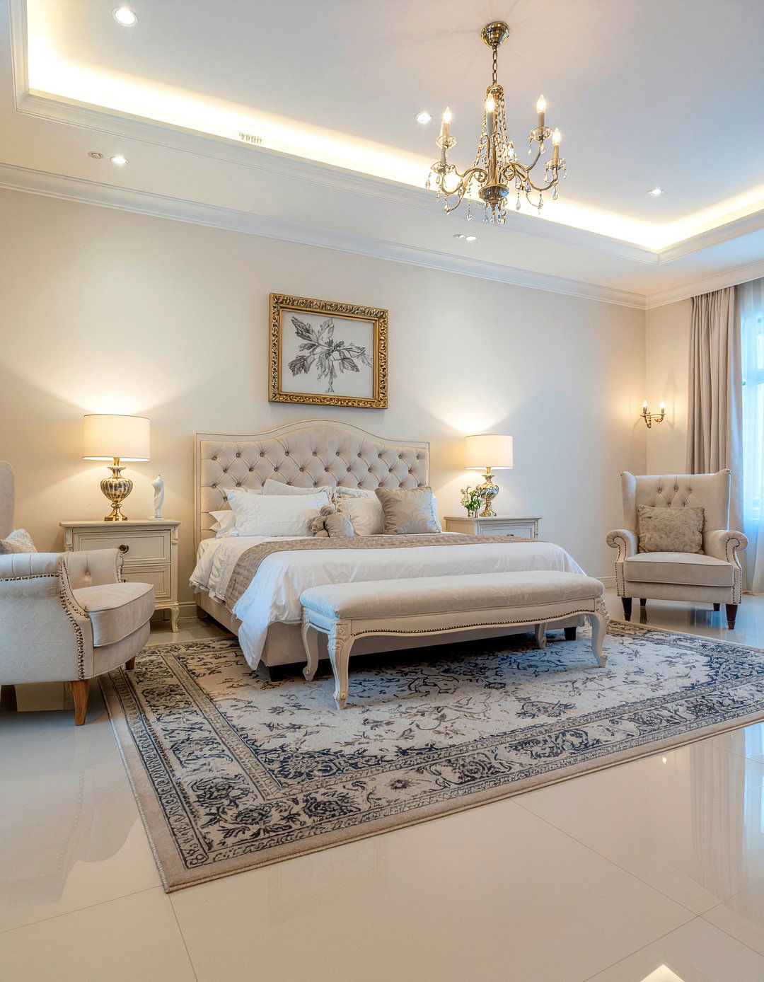 Transitional cream bedroom - 30 cream bedroom ideas