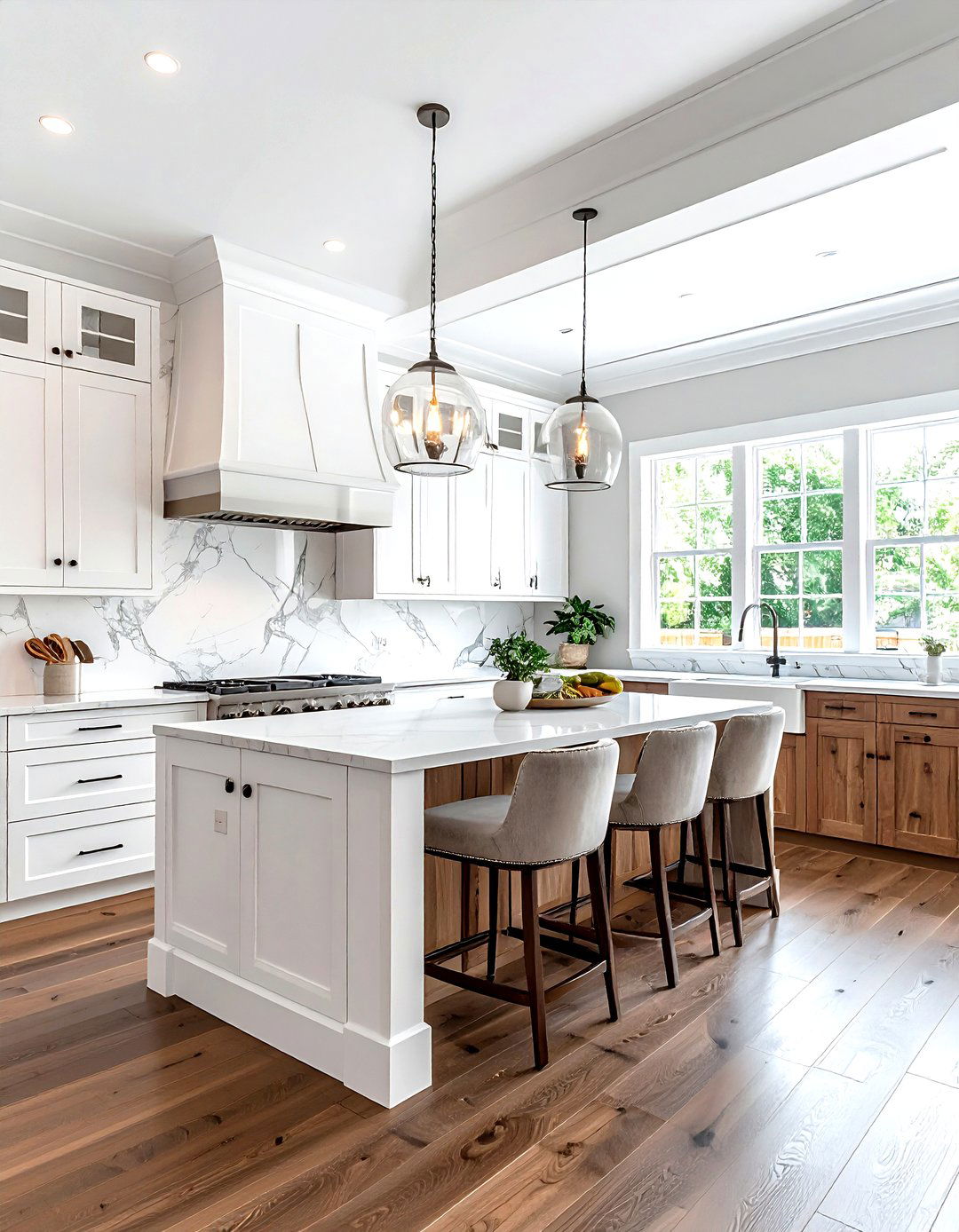 Transitional crown molding - 30 kitchen crown molding ideas