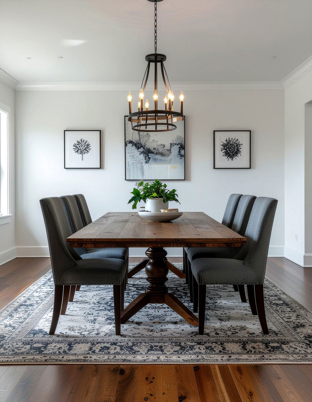 Transitional dining room - 30 dining room transformation ideas