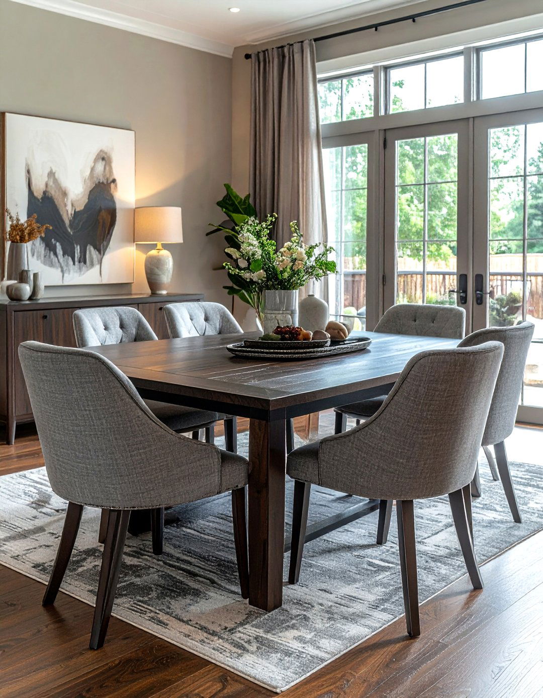 Transitional dining room chair - 30 armless dining chair ideas