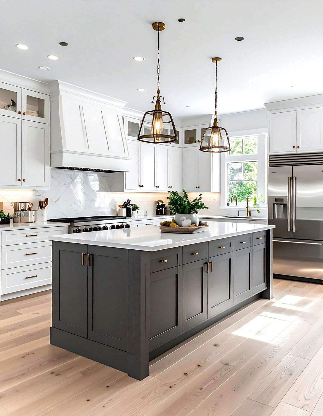 Transitional kitchen - 30 spacious kitchen ideas