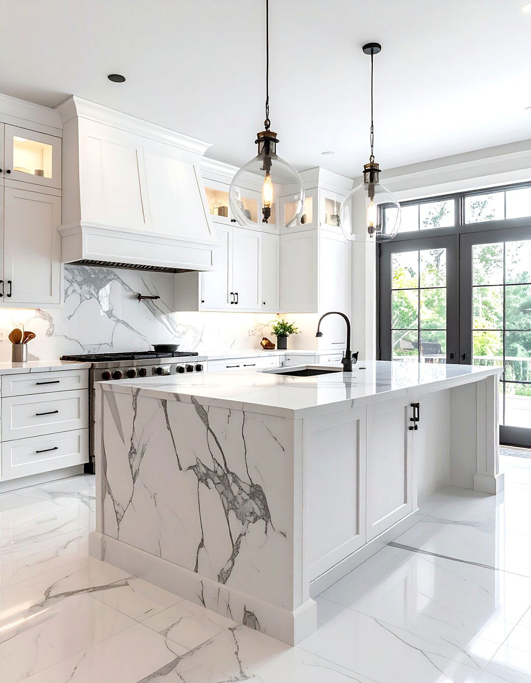 Transitional kitchen quartz countertops - 30 Caesarstone kitchen ideas