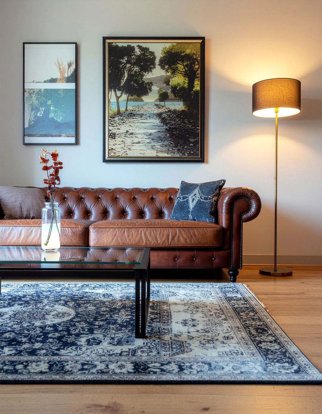 Transitional leather living room - 30 leather living room ideas