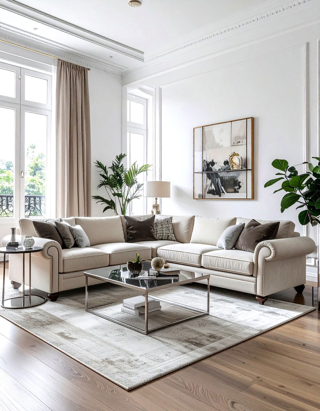 Transitional living room - 30 living room staging ideas