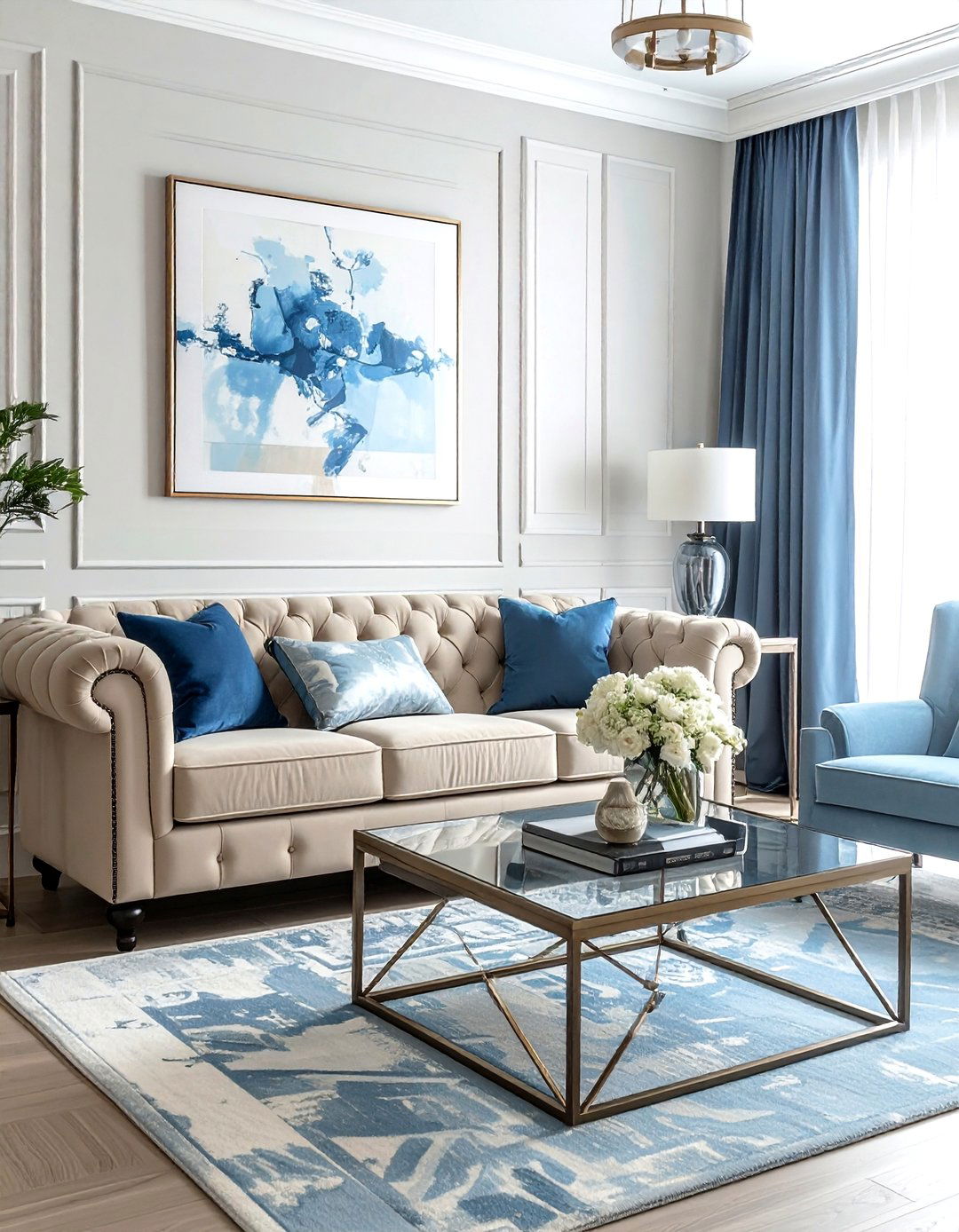 Transitional living room arrangement - 30 living room furniture layout