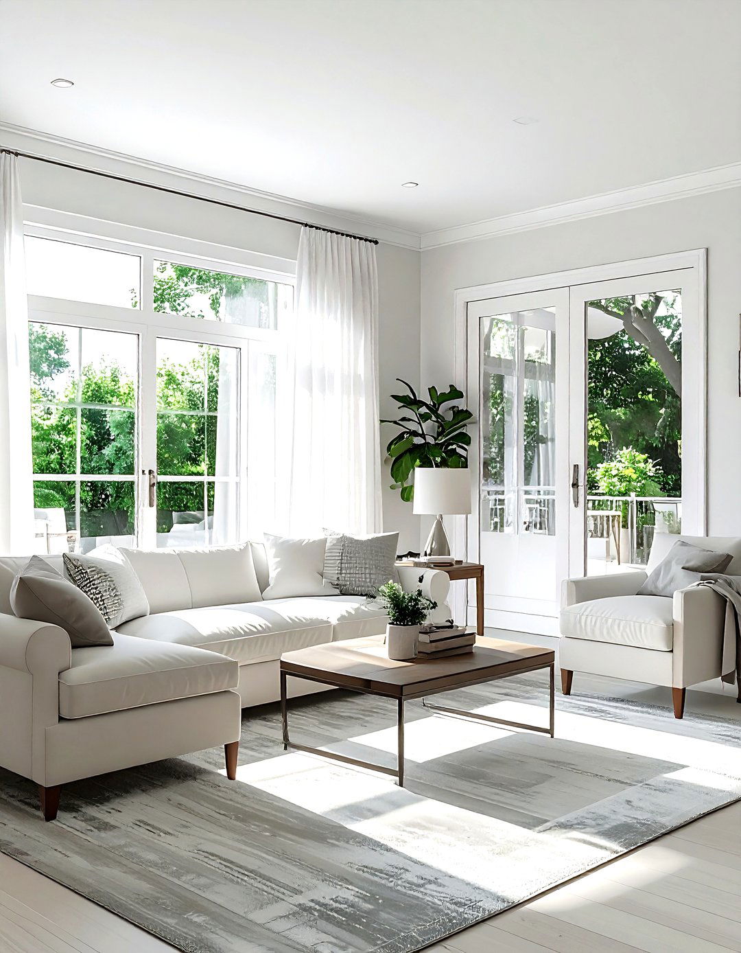 Transitional living room frosted glass door - 30 living room sliding doors