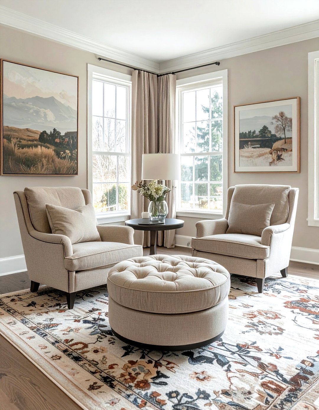 Transitional swivel chair - 30 living room swivel chairs