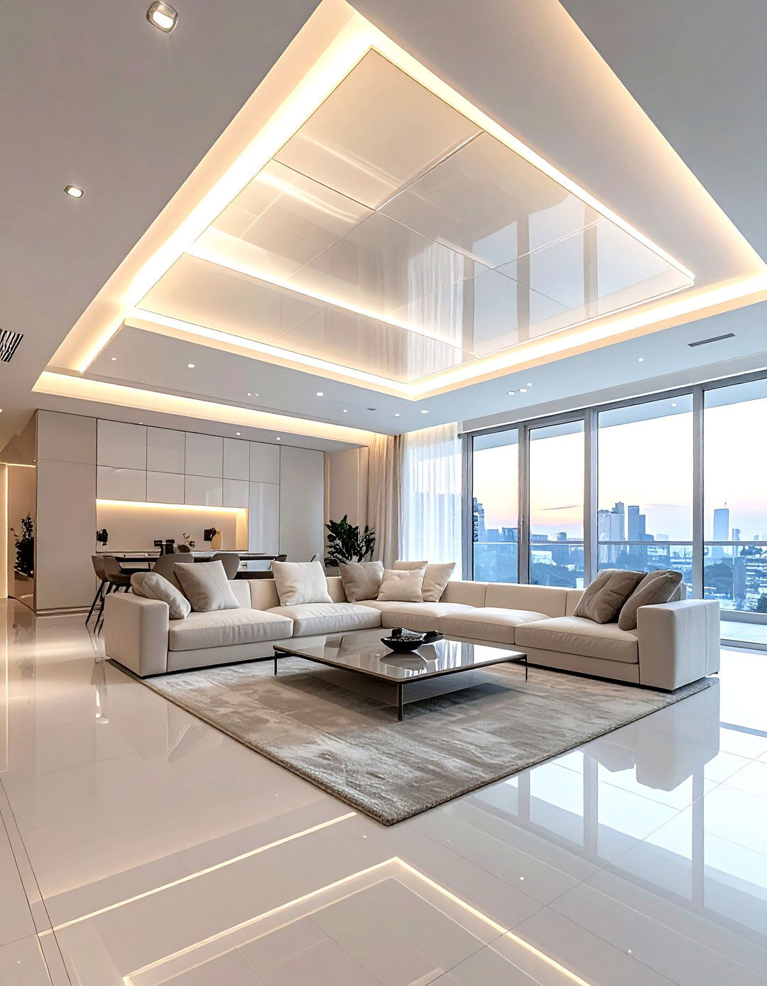 Translucent Ceiling Tile - 30 living room ceiling tile ideas