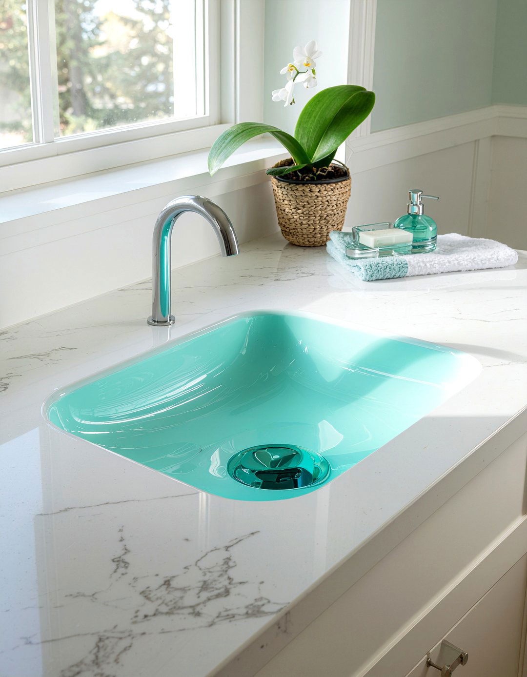 Translucent glass sink - 30 glass sink ideas