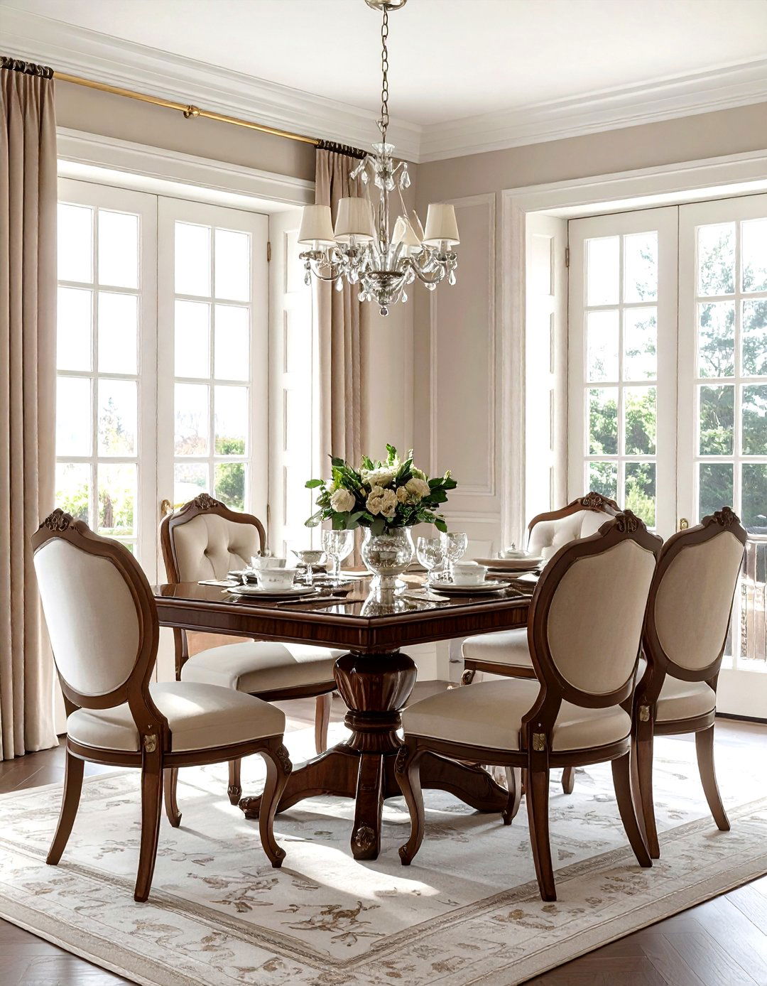 Transom Windows - 30 dining room natural lighting ideas