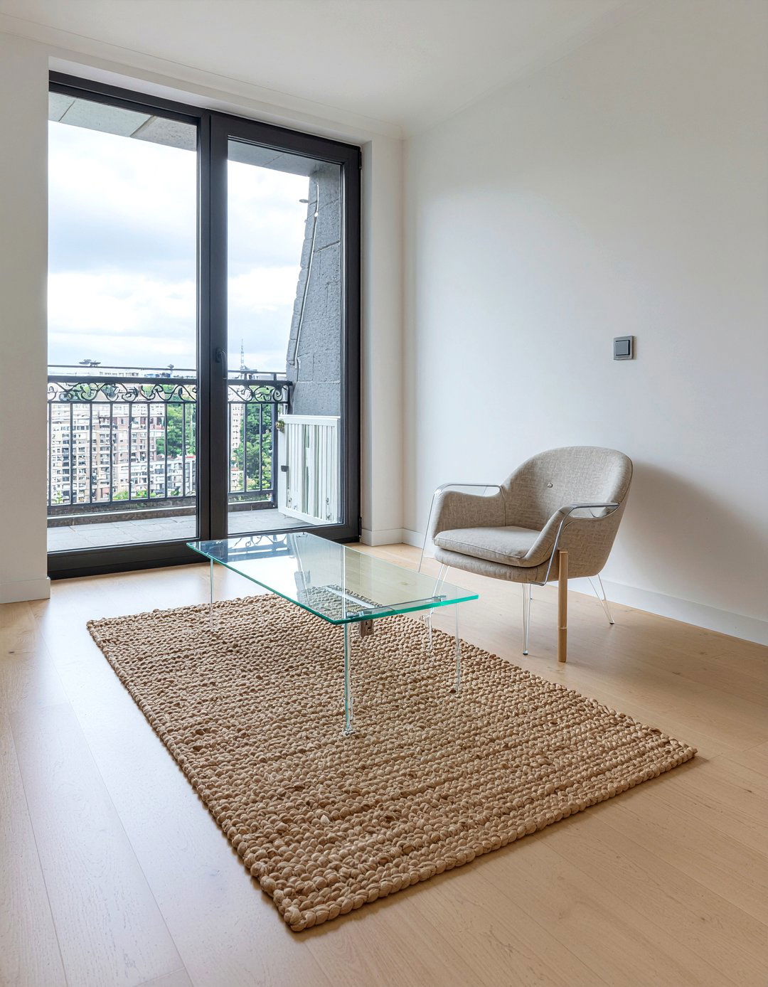 Transparent furniture - 30 tiny living room ideas